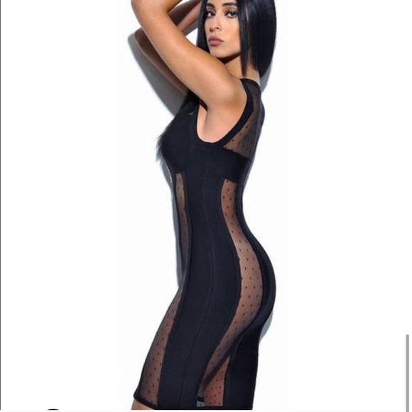 NWOT BANDAGE MINI DRESS - Picture 7 of 8